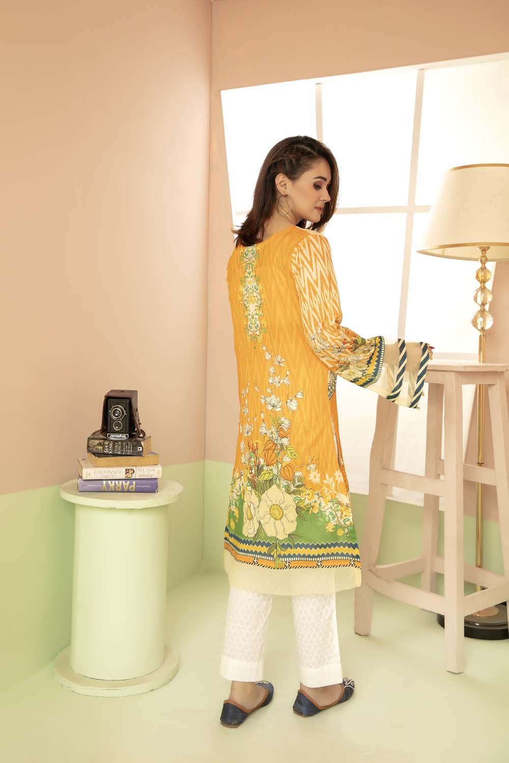 Light Pond - Printed Stitch Kurti