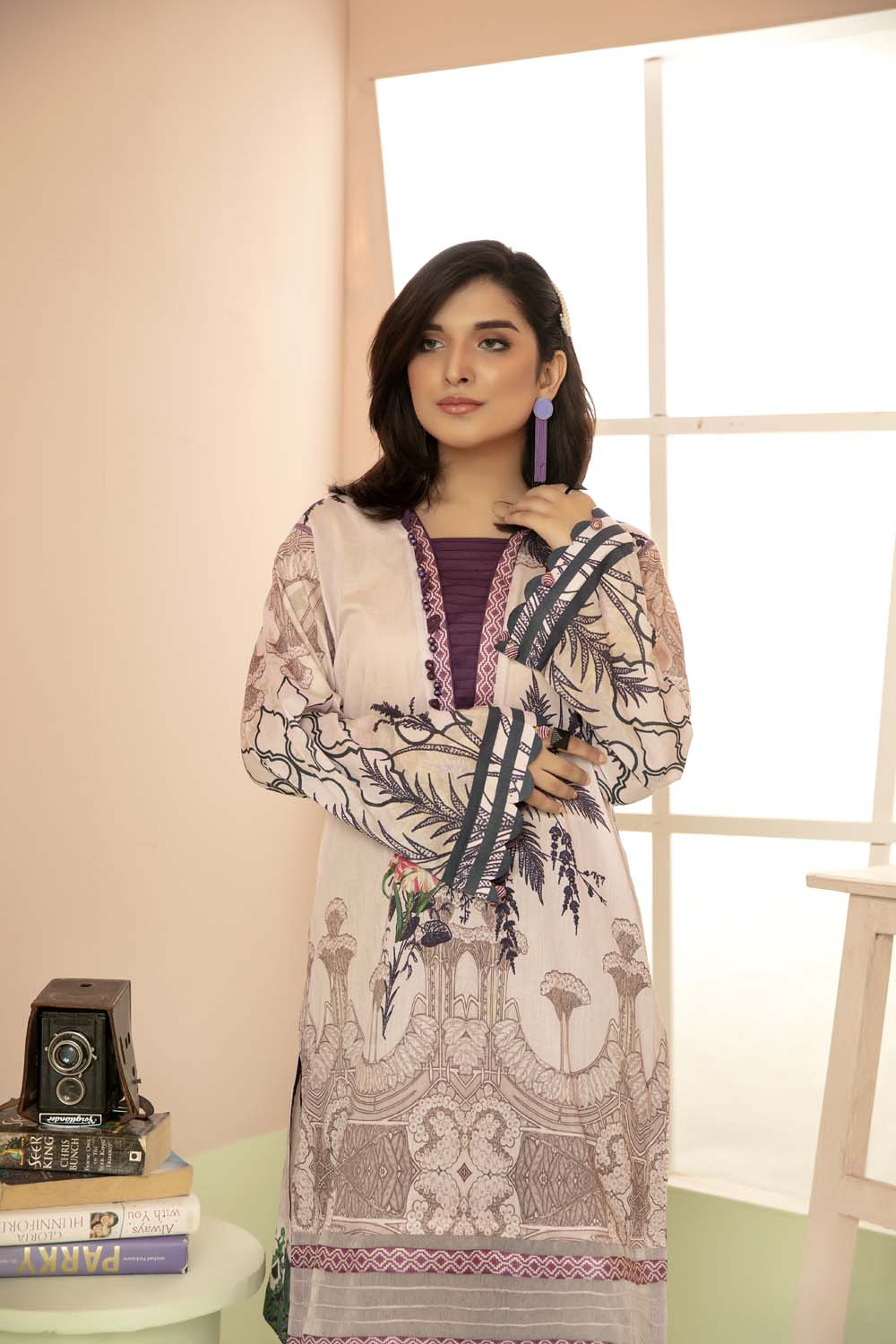 Veronica - Printed Stitch Kurti