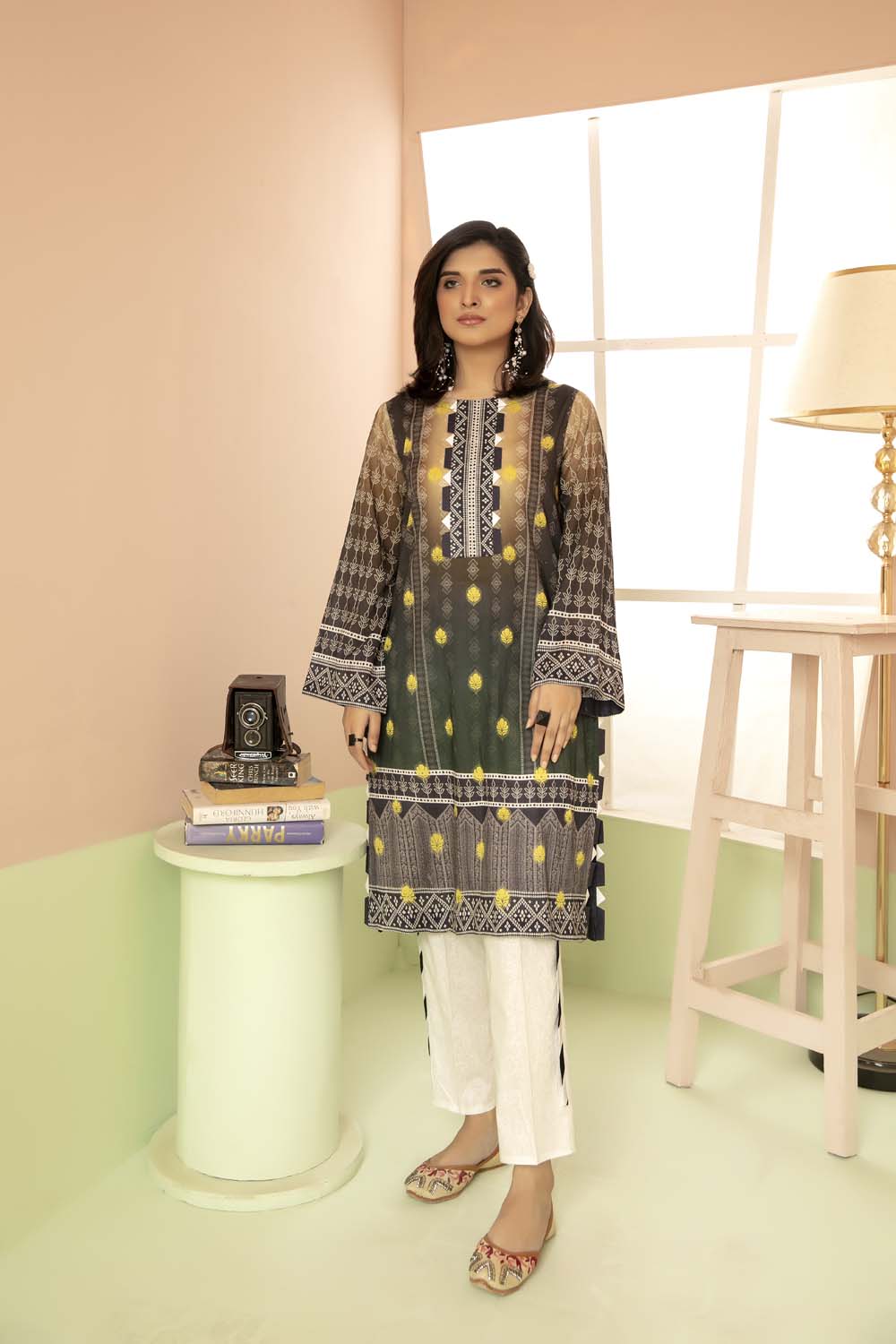 Triffy - Printed Stitch Kurti