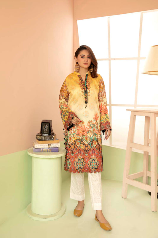 Bronze - Printed Stitch Kurti