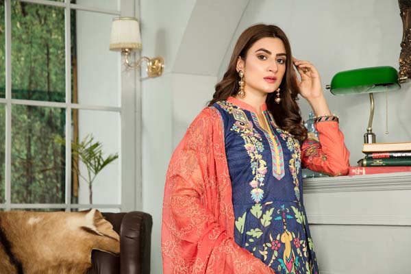 MILLENNIUM - Digital Printed and Embroidered Lawn