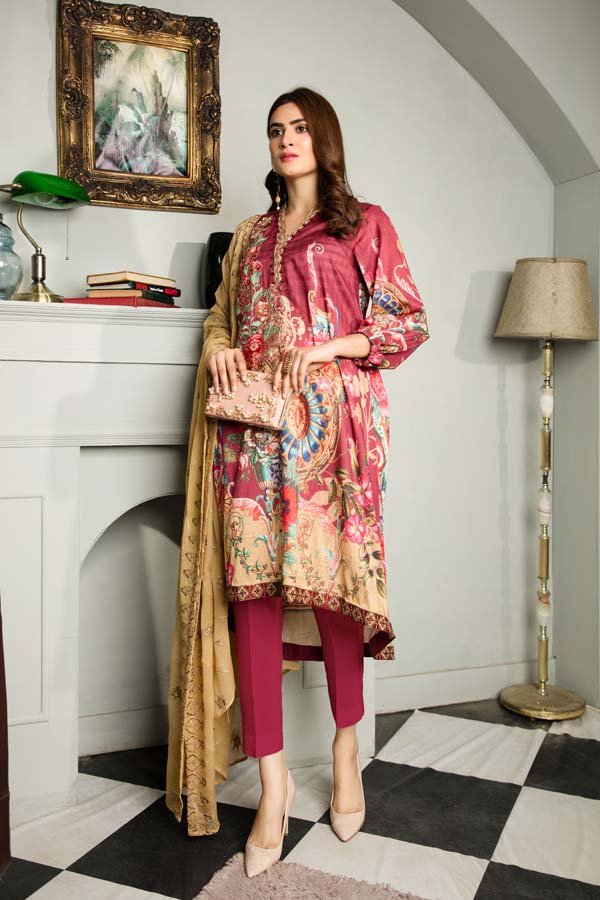 CULLINAN - Digital Printed and Embroidered Lawn