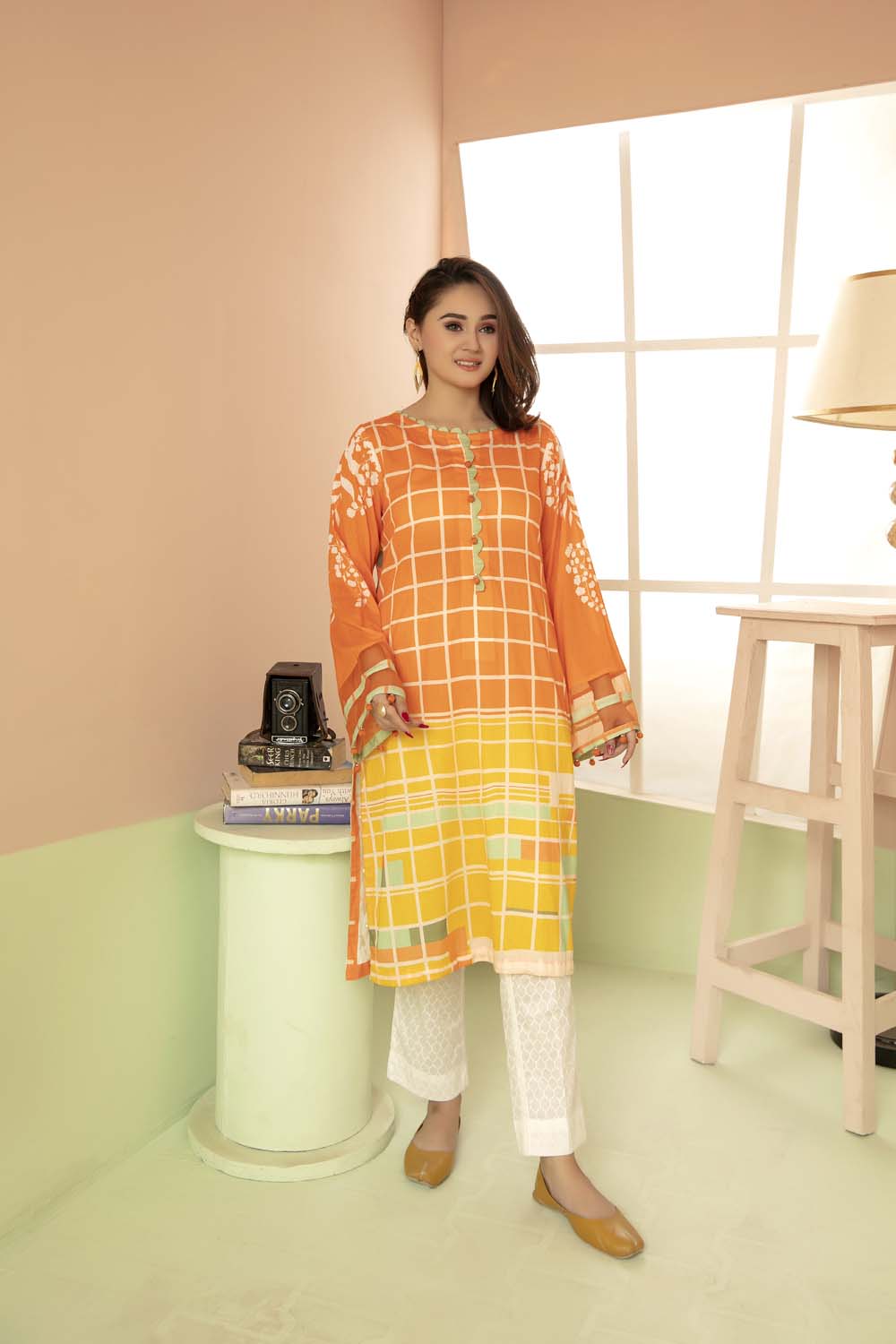 Marigold - Printed Stitch Kurti