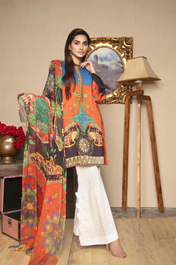 CRUSTA LAWN STITCHED SHIRT