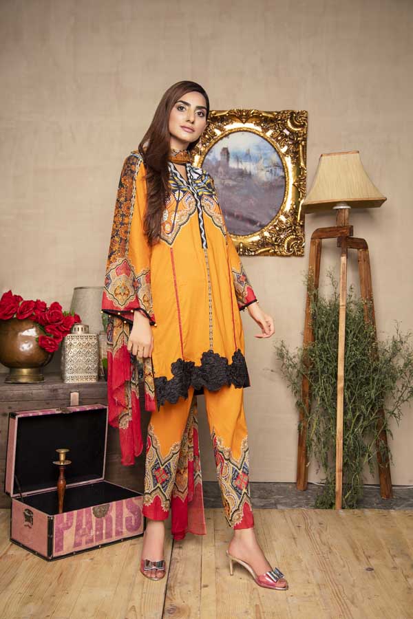 BUTTERCUP LAWN STITCHED SHIRT