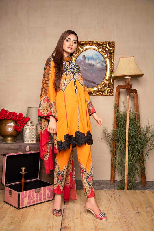 BUTTERCUP LAWN STITCHED SHIRT