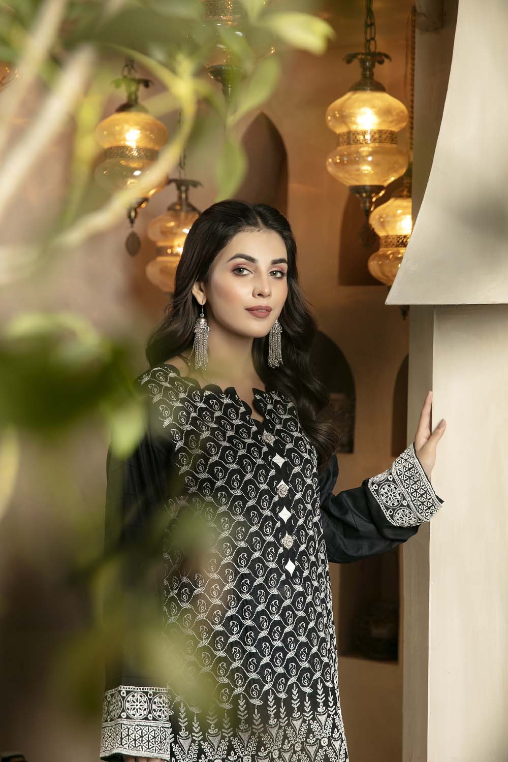 Phantom - Embroidered Chikankari Stitched Kurti