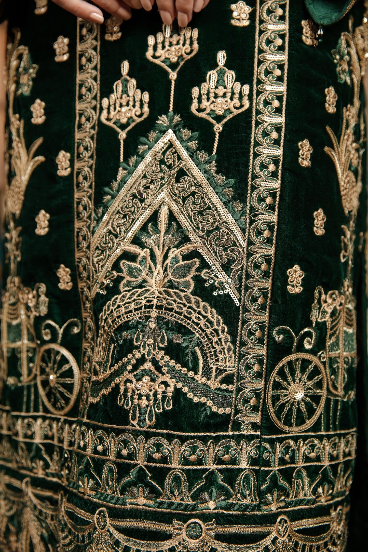 Swerly - Stitched Embroidered Velvet 2PC