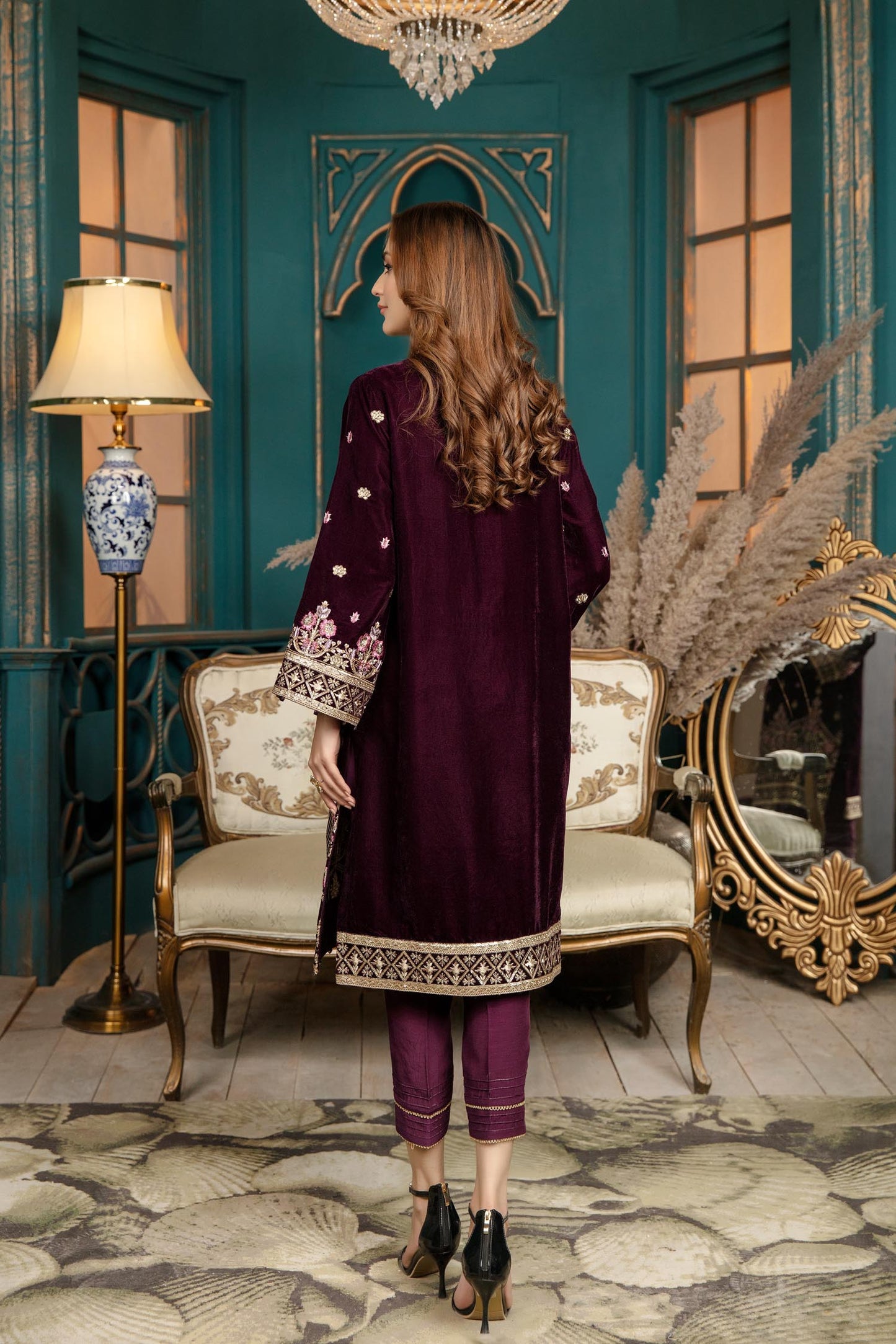 Fresh Joy - Stitched Embroidered Velvet 2PC