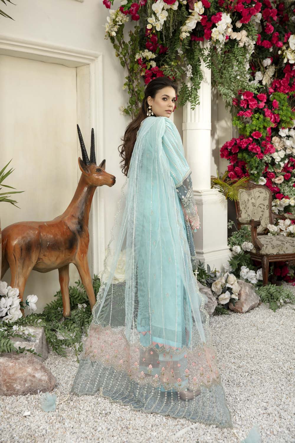 Drazzle - Schiffli Embroidered Lawn (3PC)