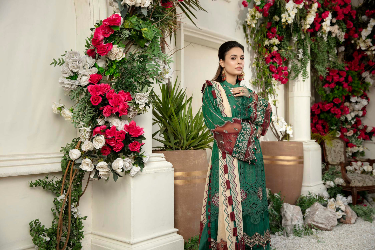 Erin - Schiffli Embroidered Lawn (3PC)