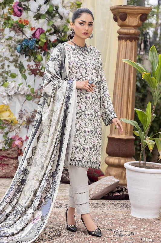 Siquist - Stitched Digital Printed Linen 3PC