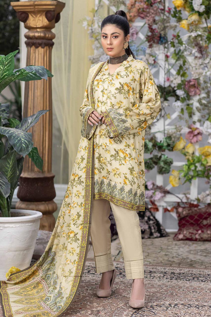 Ivory - Digital Printed Linen