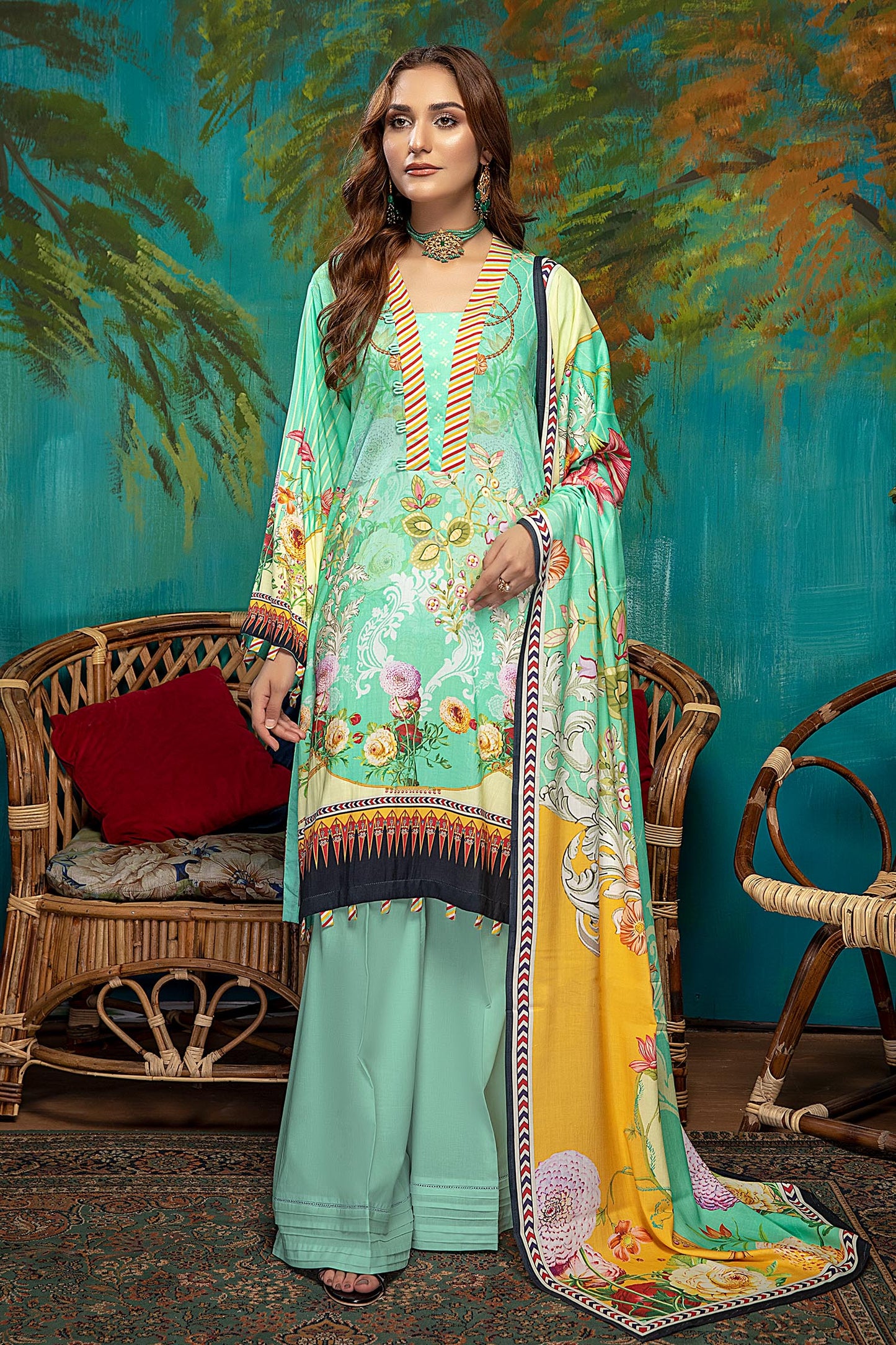 Cole - Digital Printed Linen