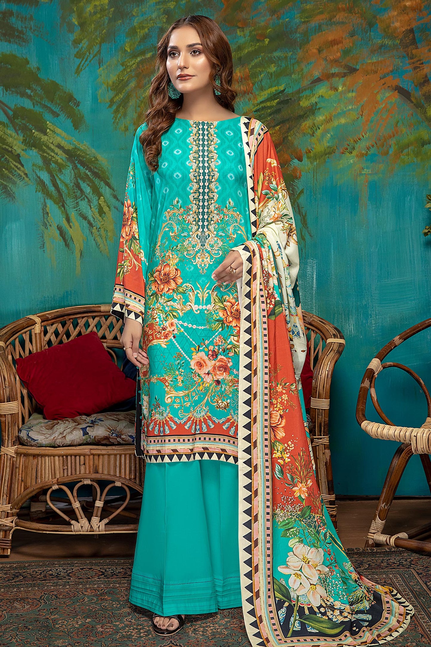 Blanche - Digital Printed Linen