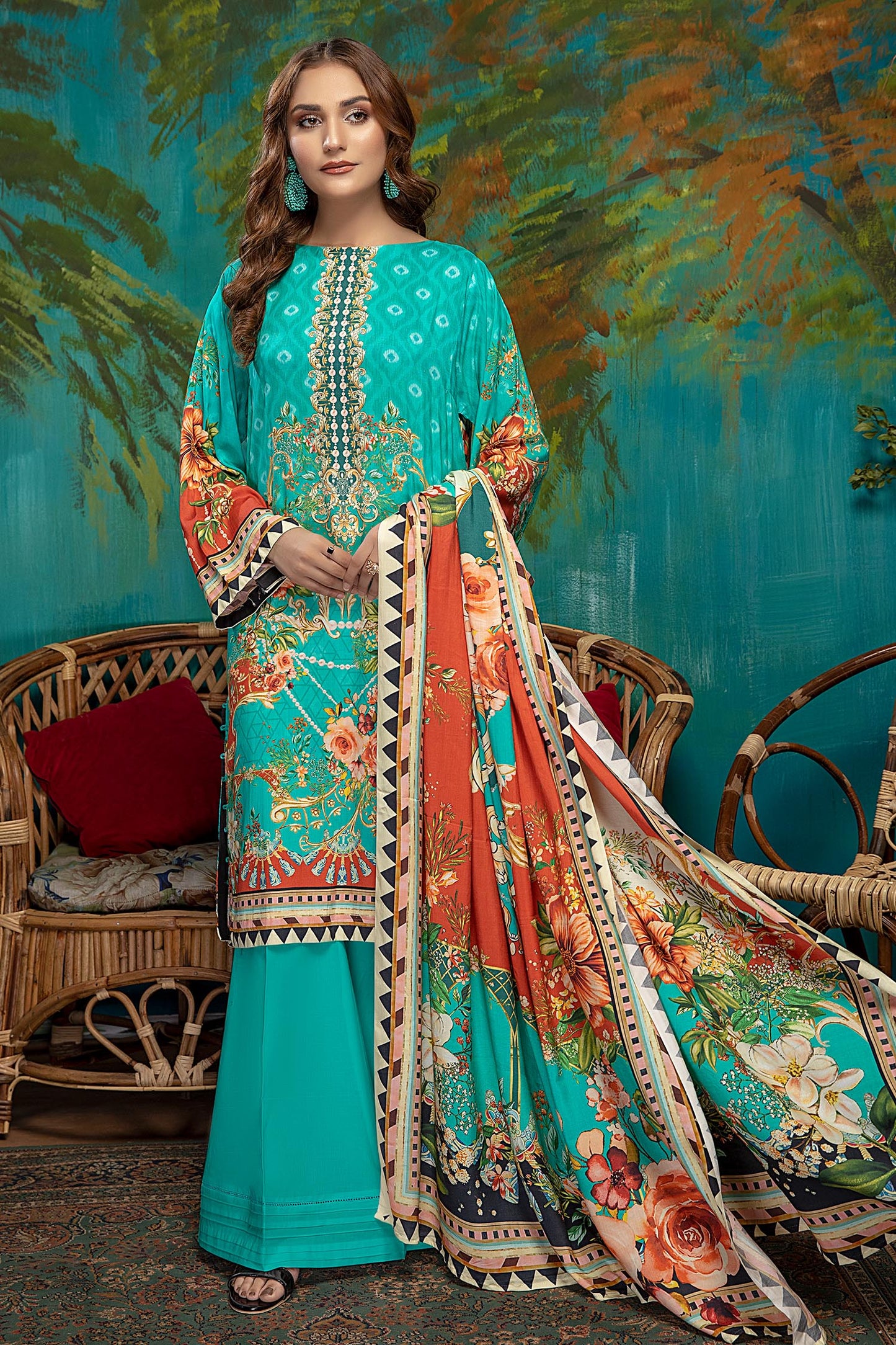 Blanche - Digital Printed Linen