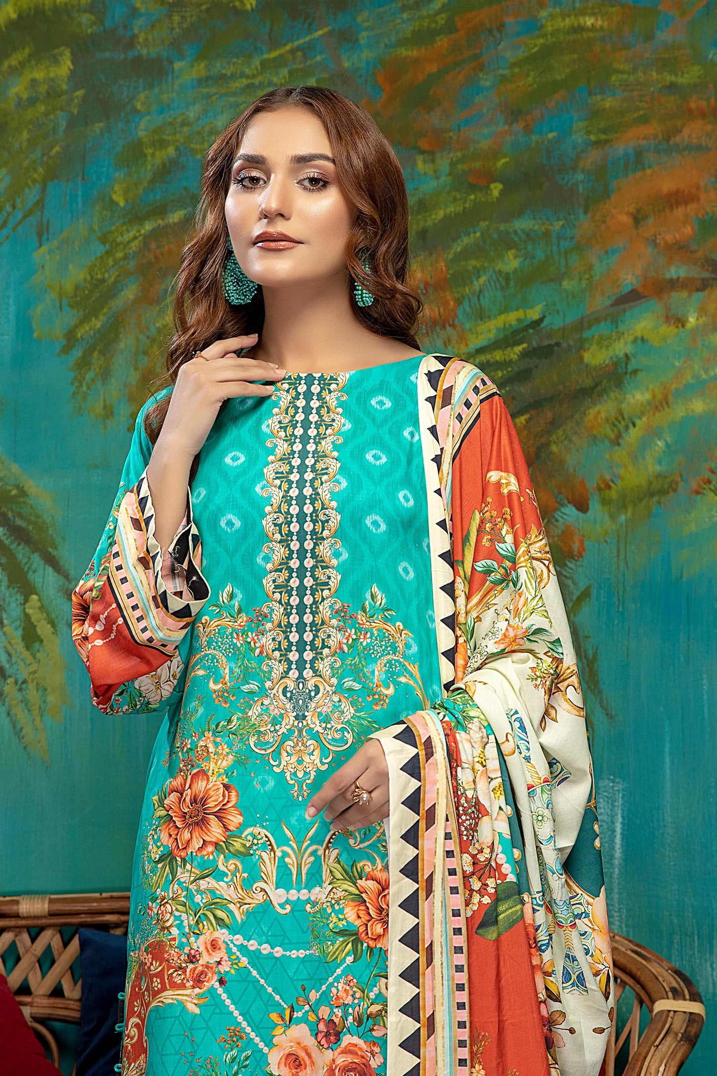 Blanche - Digital Printed Linen