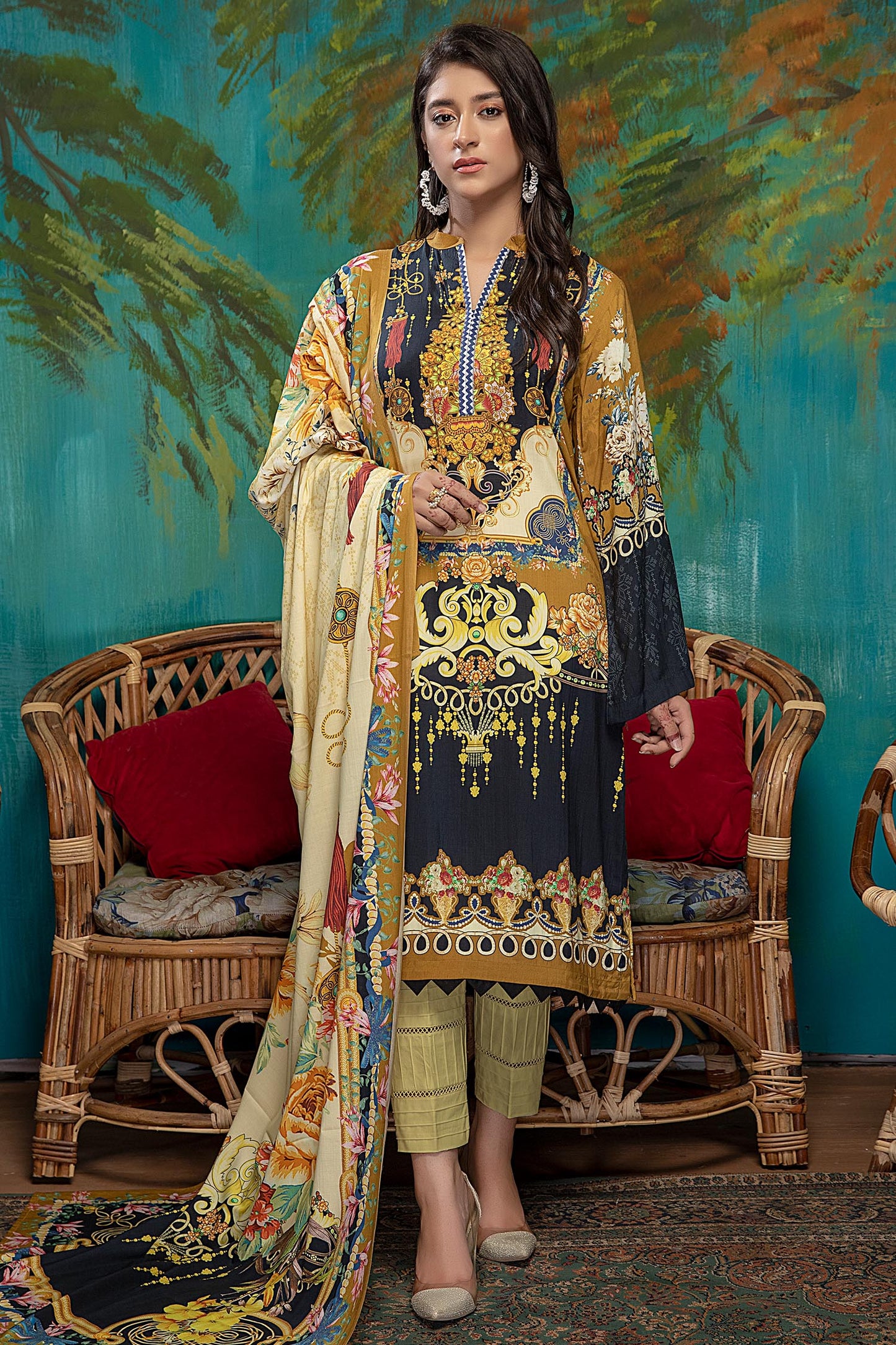 Eirian - Digital Printed Linen