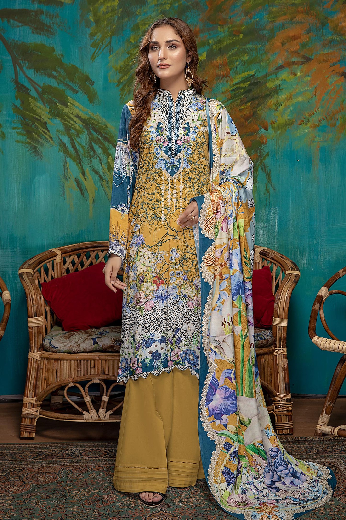 Carol - Digital Printed Linen