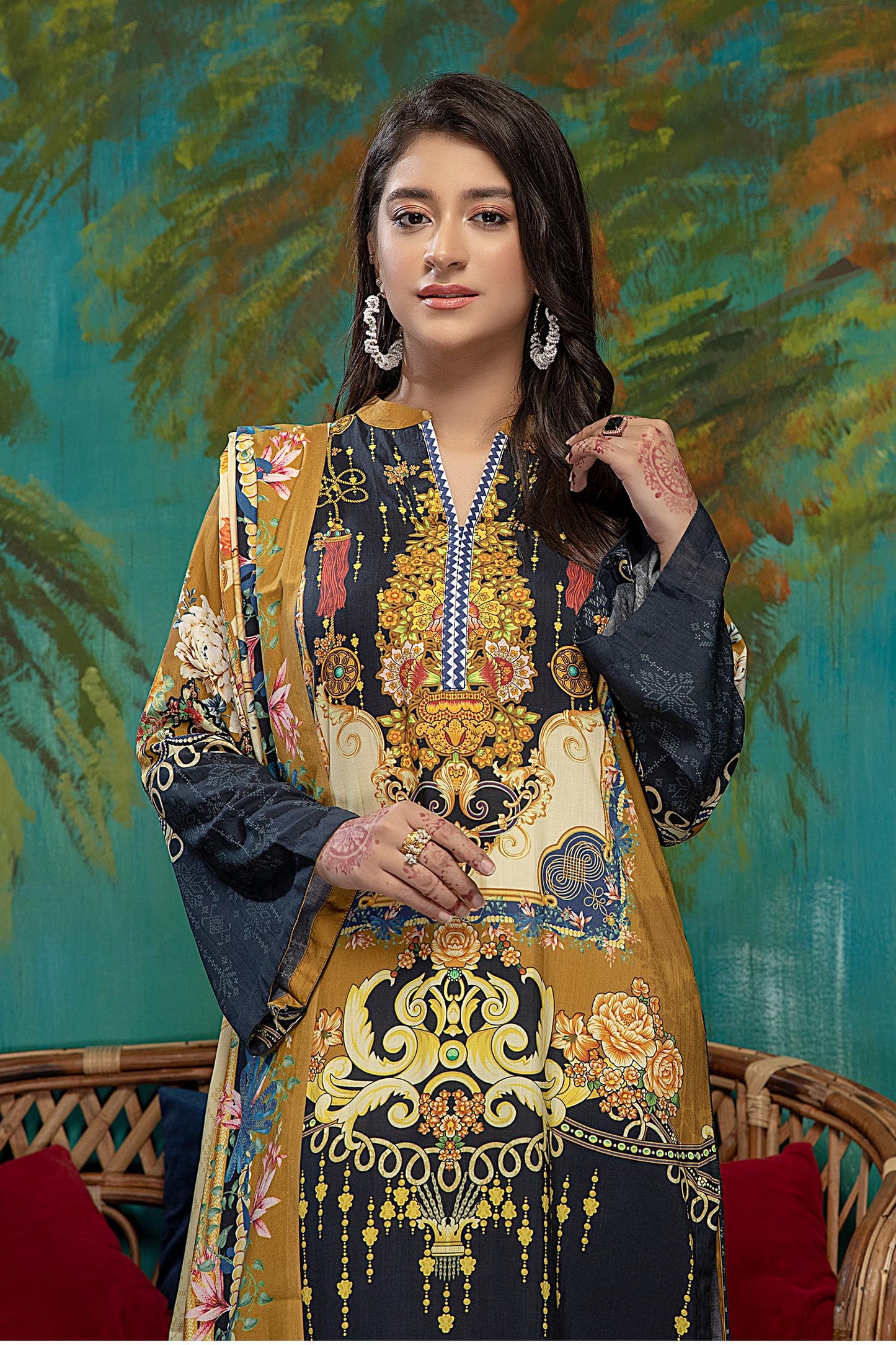 Eirian - Digital Printed Linen