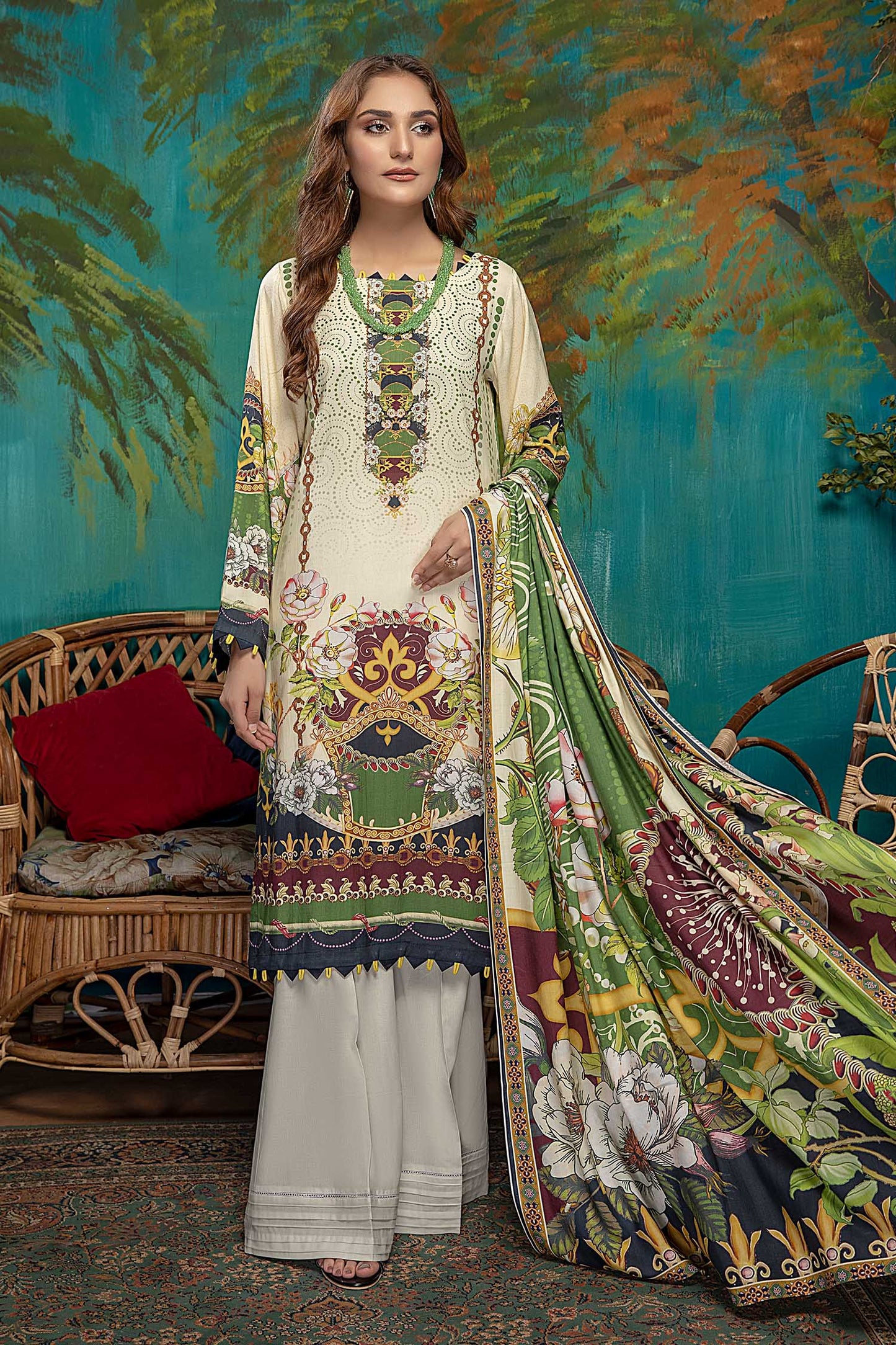 Cielo - Digital Printed Linen