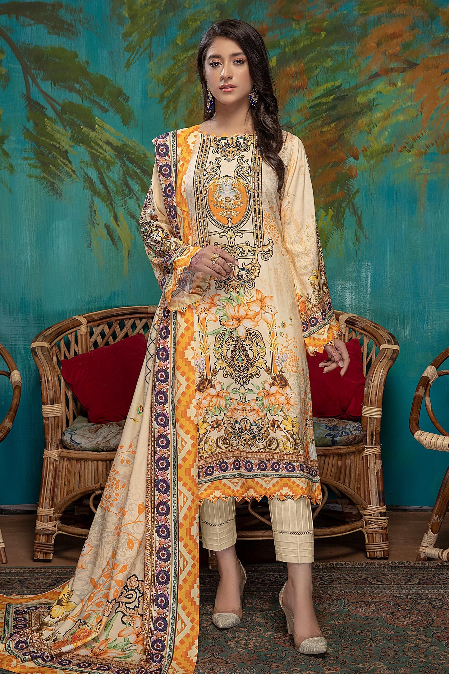 Alba - Digital Printed Linen