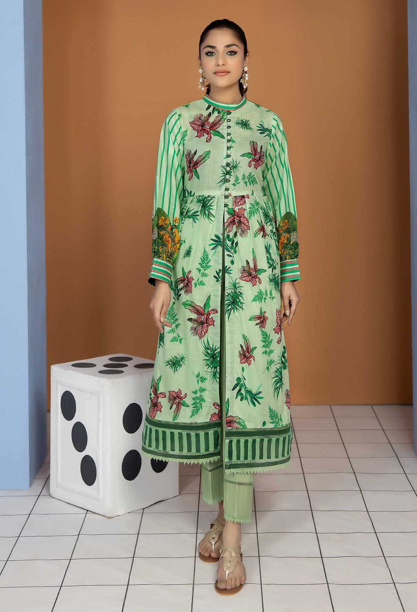 Grolin - Unstitch Lawn Kurti