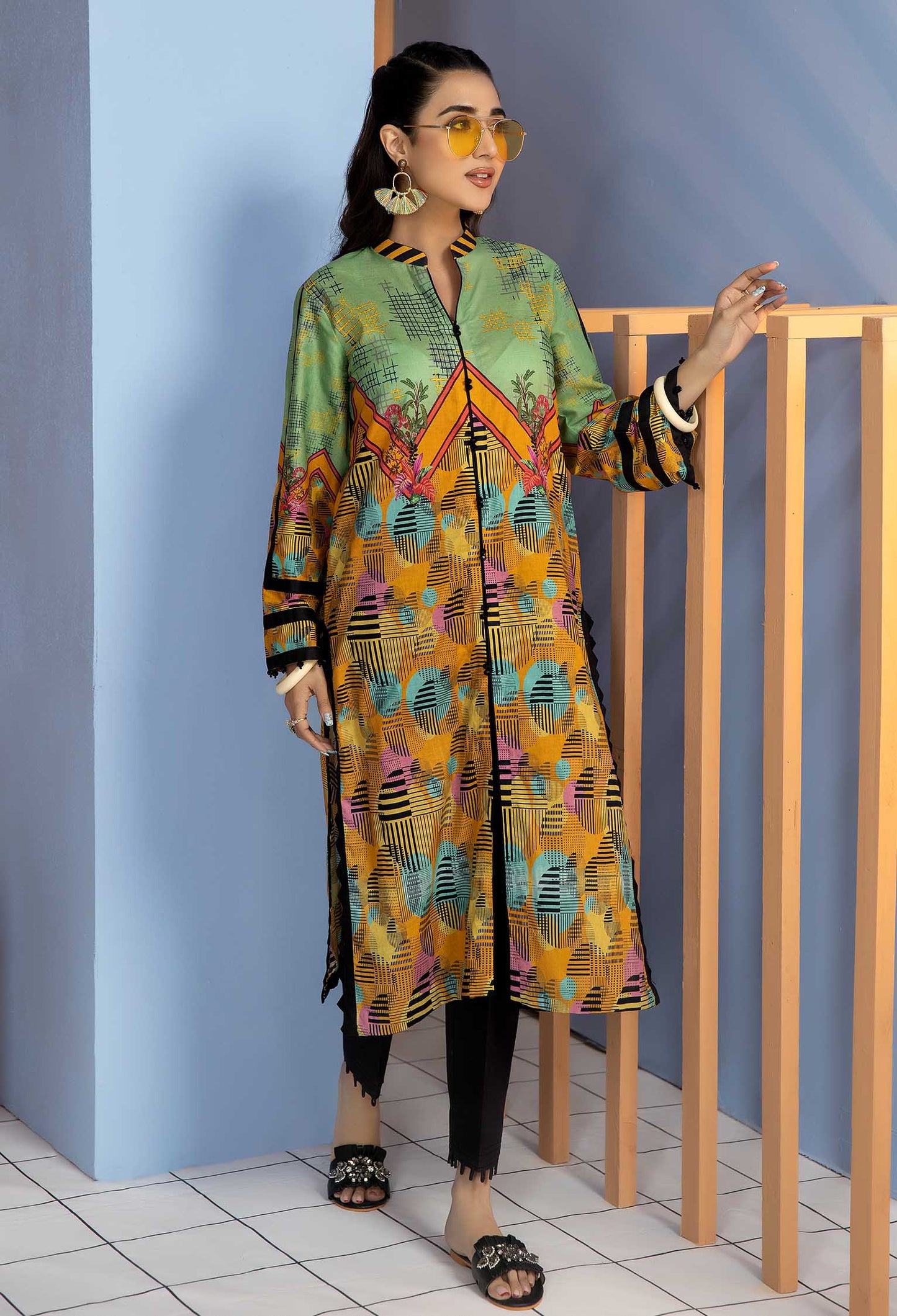 Raimond - Unstitch Lawn Kurti