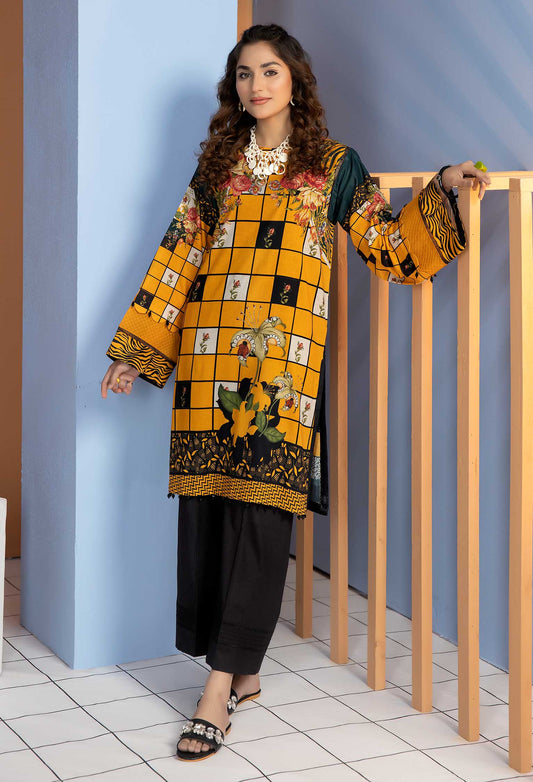 Savory Yellow - Unstitch Lawn Kurti