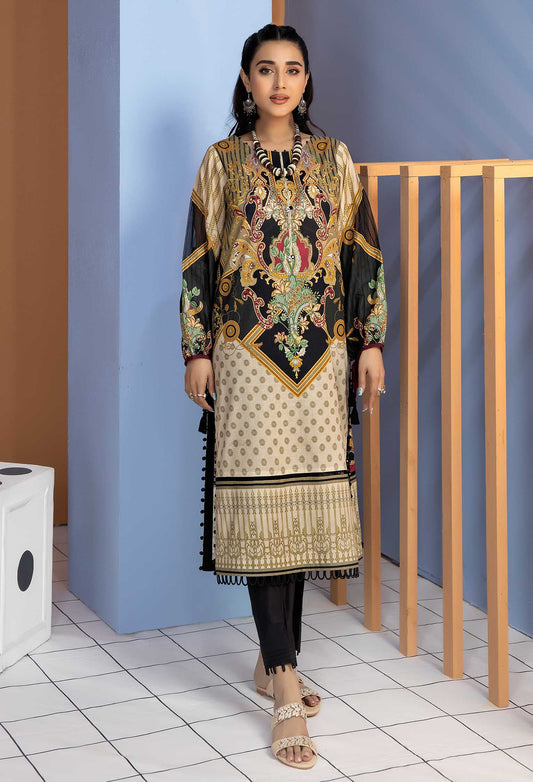 Fewerly - Unstitch Lawn Kurti