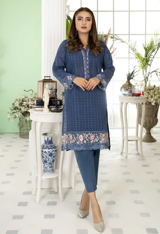 Molish - Embroidered Stitch Chikankari Shirt