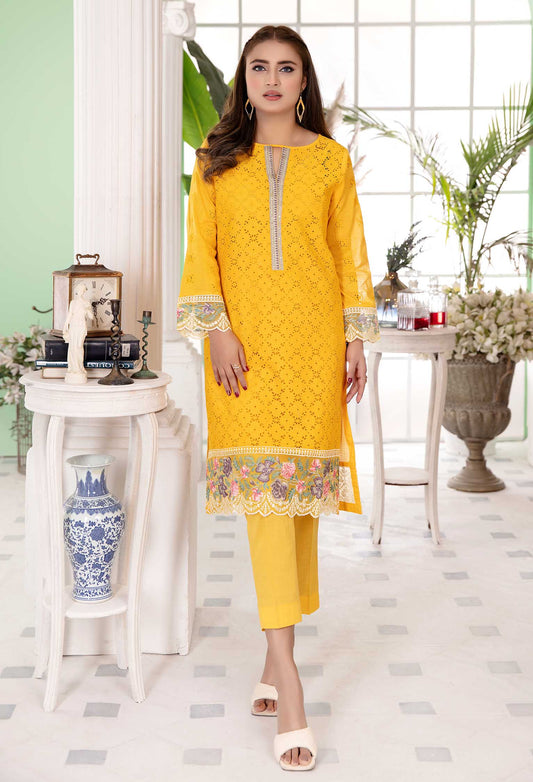 Trombone - Embroidered Stitch Chikankari Shirt