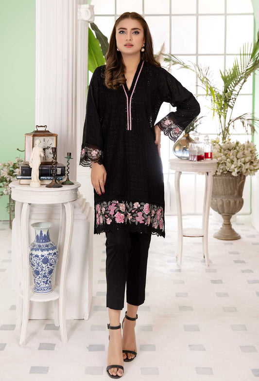 Pitch - Embroidered Stitch Chikankari Shirt