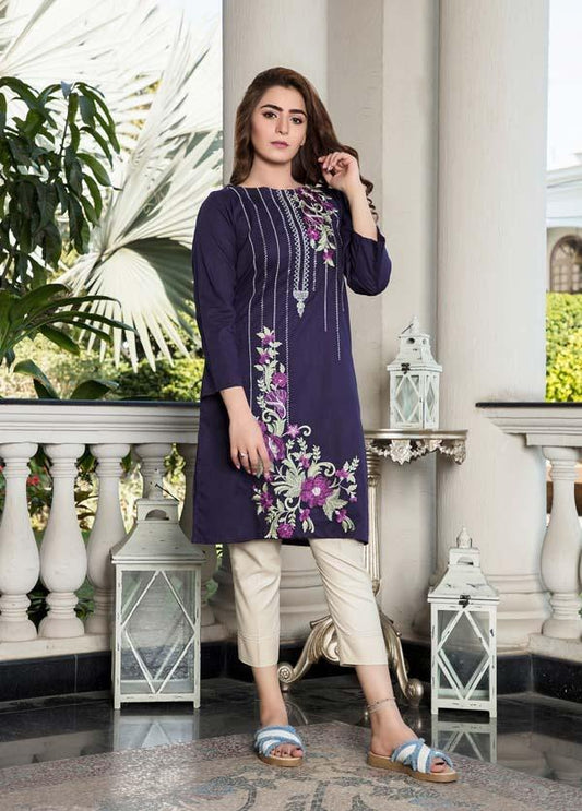 Croton - Embroidered Lawn Kurti