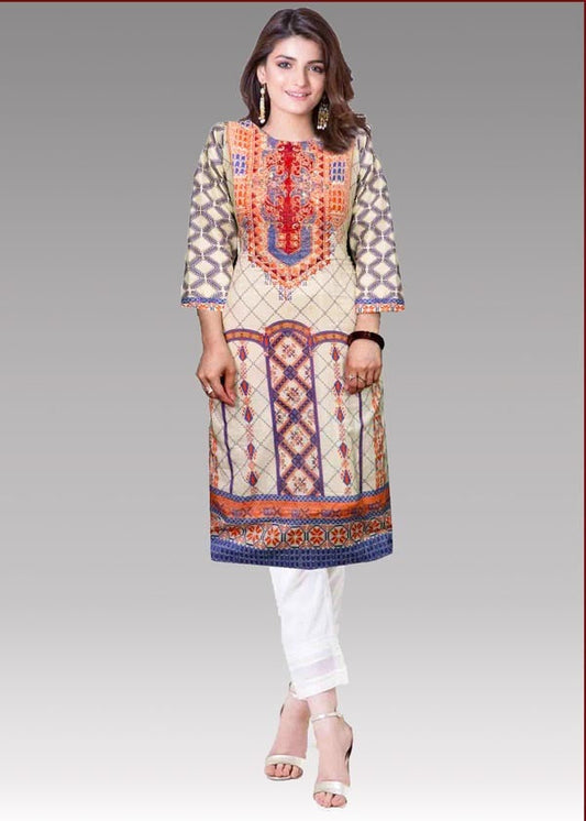 Daenerys - Digital Embroidered Lawn (Unstitch)