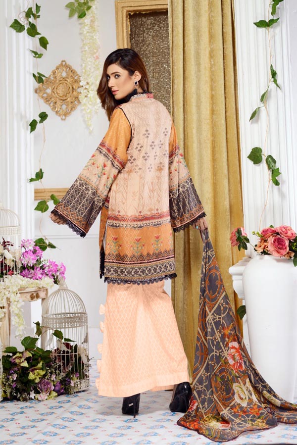 Columbine - Digital Printed Jacquard Lawn