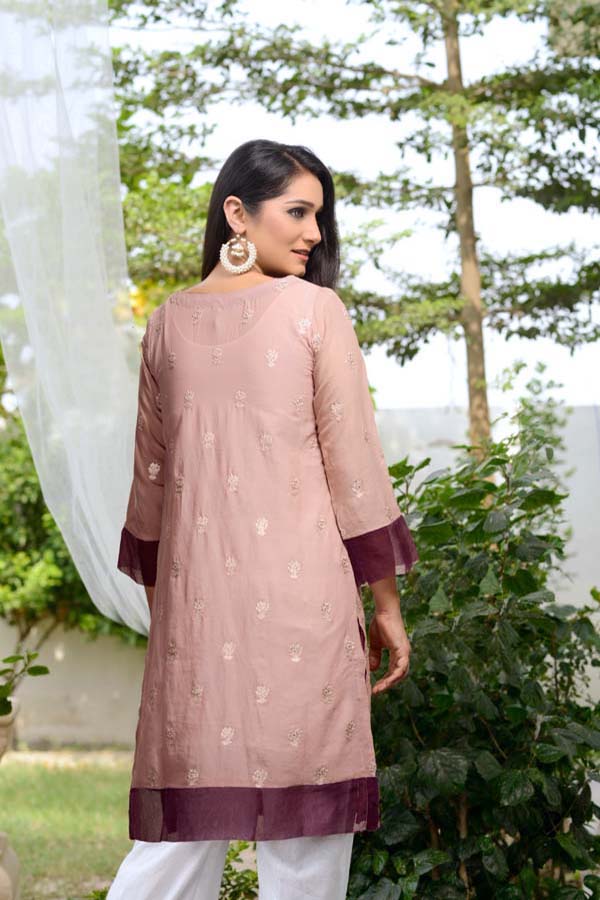 Blossom - Stitched Embroidered Swiss Shirt