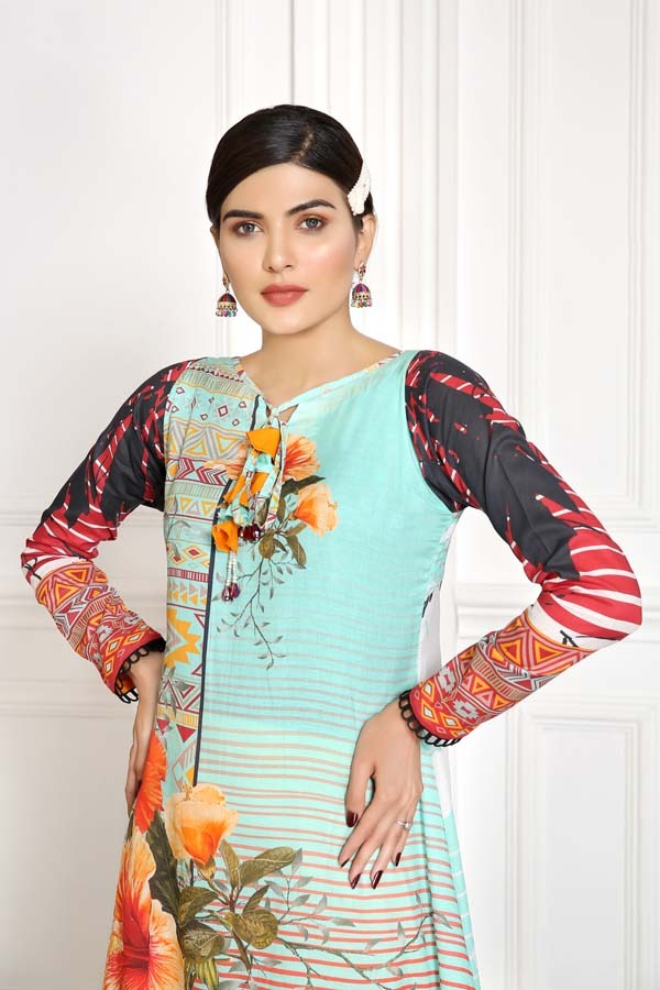 Cruise - Digital Printed Lawn Shirt (Unstitch)