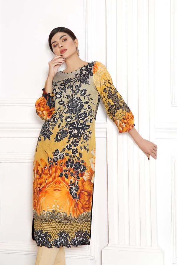 Di Serria - Digital Printed Lawn Shirt (Unstitch)