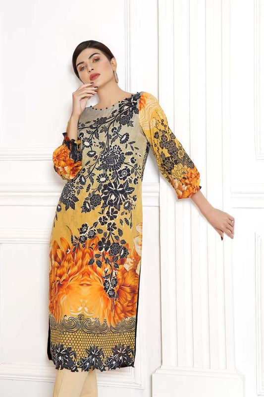 Di Serria - Digital Printed Lawn Shirt (Unstitch)