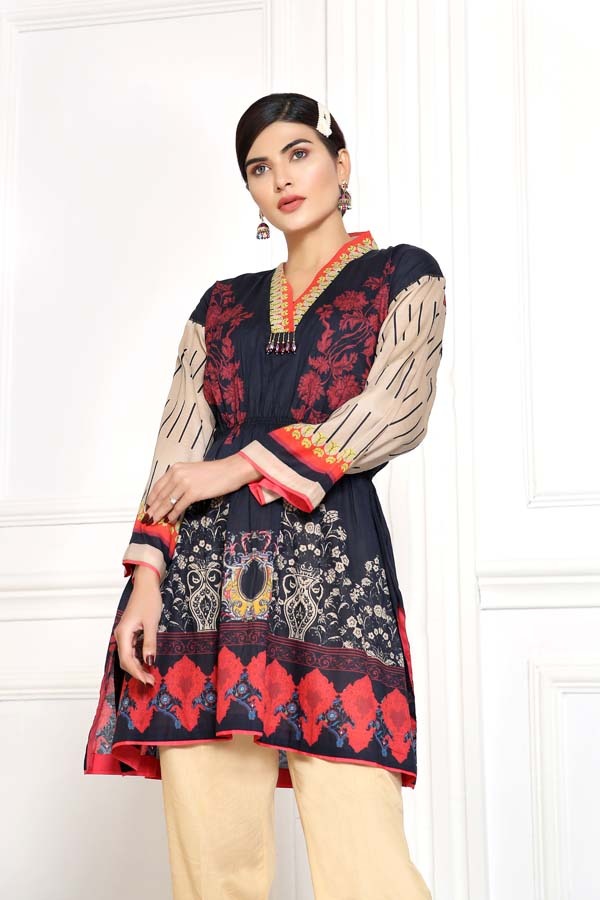 El Salva - Digital Printed Lawn Shirt (Unstitch)