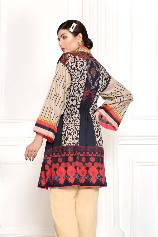 El Salva - Digital Printed Lawn Shirt (Unstitch)