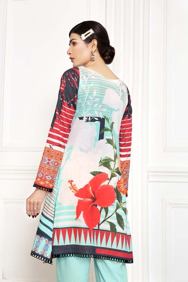 Cruise - Digital Printed Lawn Shirt (Unstitch)