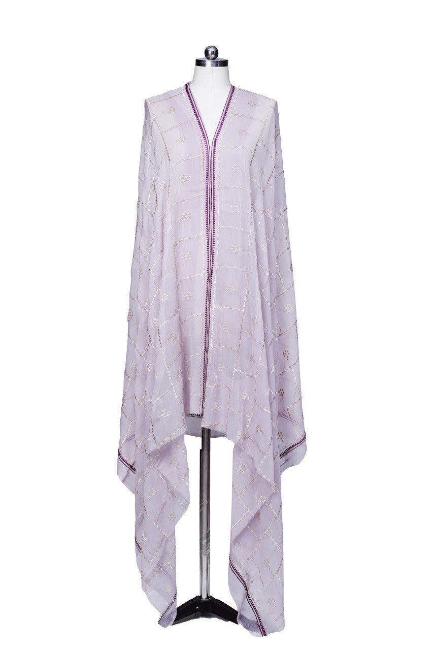 Embroidered Chiffon Dupatta