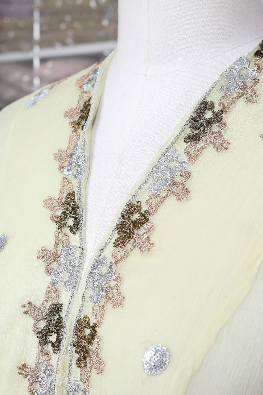 Embroidered Chiffon Dupatta