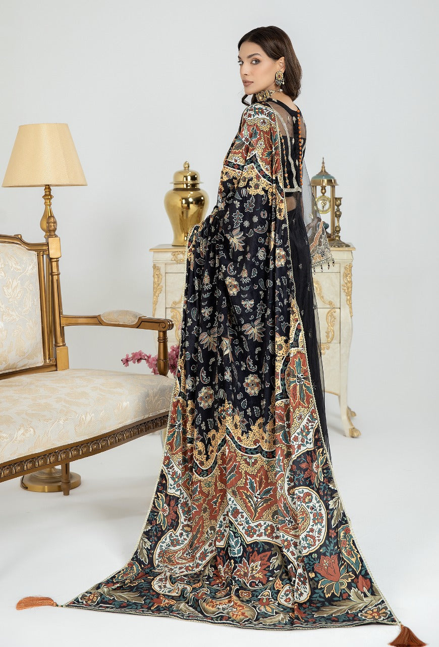 Night Giltter - Embroidered Unstitched