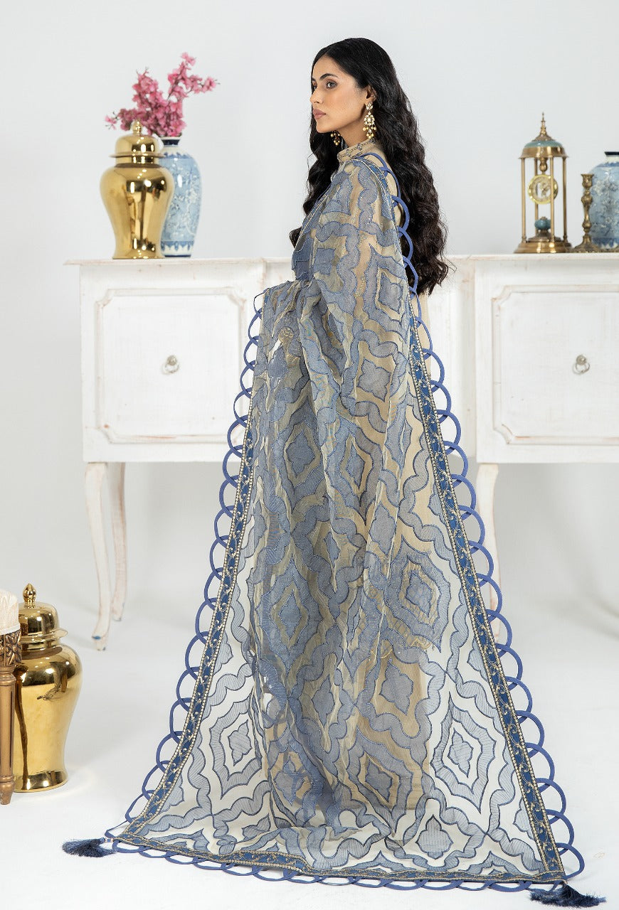 Saffron Fim - Embroidered Unstitched