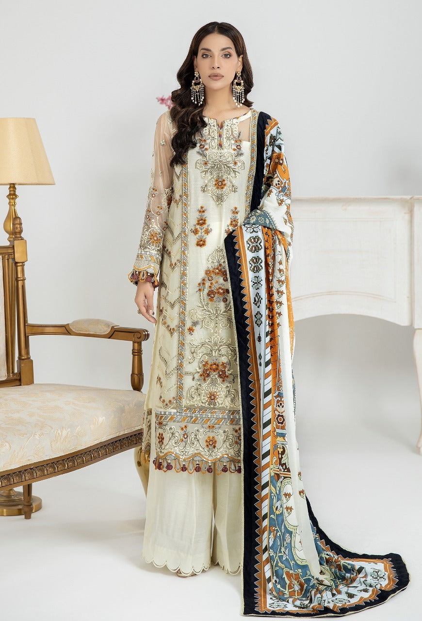 Venileon - Embroidered Unstitched