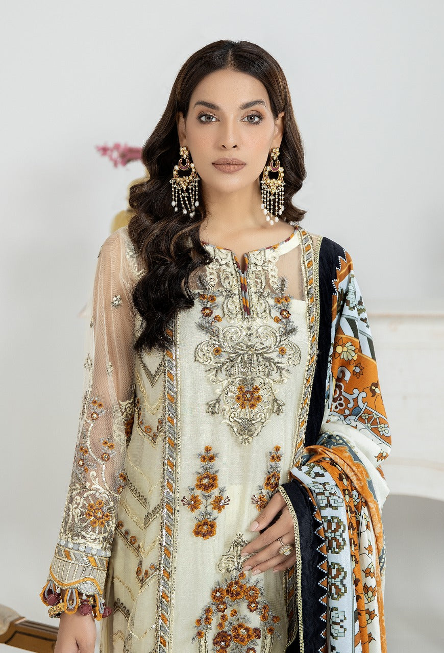 Venileon - Embroidered Unstitched