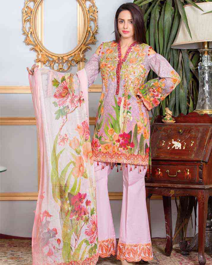 DIRTY PINK (Lawn - 3 Piece)